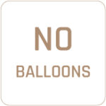 NO BALLOONS